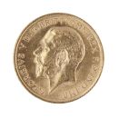 1911 George V Large Head UK Half Sovereign Coin