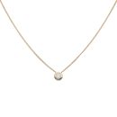 18ct Yellow Gold 0.33ct Brilliant Cut Diamond Solitaire Pendant and Chain 18"