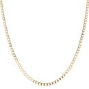 9ct Yellow Gold Curb Chain 22"
