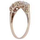 9ct Yellow Gold Cubic Zirconia Five Stone Ring