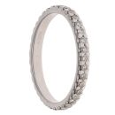14ct White Gold 0.70ct Brilliant Cut Diamond Full Eternity Ring