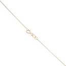 18ct Yellow Gold 0.25ct Brilliant Cut Diamond Spiral Pendant and Chain 18"