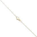 9ct Yellow Gold Camelion and Onyx Pendant and Chain 22"