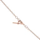 9ct Rose Gold Albert T-Bar Chain 20"