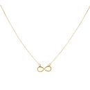 22ct Yellow Gold Infinity Pendant And Chain 16"
