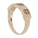 9ct Yellow Gold Pink Gemstone Ring