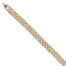 9ct Yellow Gold Watch Strap Style Bracelet 8"