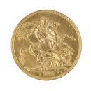 1912 George V Large Head UK Full Sovereign Coin