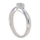 9ct White Gold 0.15ct Brilliant Cut Diamond Cluster Ring