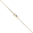 18ct Yellow Gold 0.05ct Brilliant Cut Diamond and Kunzite Pendant and Chain 18"