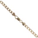 9ct Yellow Gold Curb Chain 20"