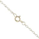 9ct Yellow Gold Heart Celtic Patterned Locket and Chain 20"