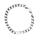 Silver Curb 8.5" Bracelet by Icesia