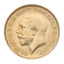 1912 George V Large Head UK Half Sovereign Coin