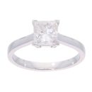 18ct White Gold 1.51ct Diamond Solitaire Ring by Anya Belle