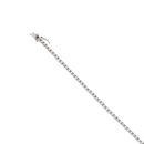 18ct White Gold 1.00ct Brilliant Cut Diamond Tennis Bracelet 7"