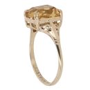 9ct Yellow Gold Citrine Single Stone Ring
