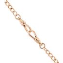 9ct Rose Gold Albert T-bar Curb Chain 20"