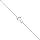 18ct White Gold 0.50ct Brilliant Cut Diamond Trilogy Pendant and Chain 18"