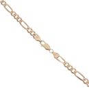 9ct Yellow Gold Figaro Chain 18"