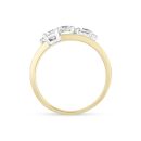9ct Yellow Gold 1.50ct Lab Grown Diamond Bubble Ring Lab Grown