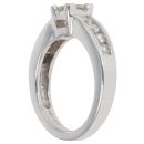 18ct White Gold 0.70ct Princess Cut Diamond Solitaire Ring