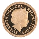 2002 Elizabeth II Fourth Portrait UK Half Sovereign Coin