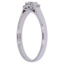 18ct Yellow Gold 0.45ct Diamond Trilogy Ring