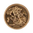 2003 Elizabeth II Fourth Portrait UK Full Sovereign Coin