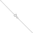 Silver Cubic Zirconia and Green Gemstone Cluster Pendant and Chain 18" By Icesia