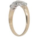 9ct Yellow Gold 0.50ct Brilliant Cut Diamond Five Stone Ring