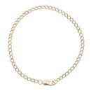 9ct Yellow Gold Curb Bracelet 8"