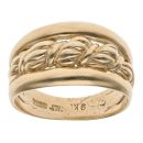 9ct Yellow Gold Twist Rope Signet Ring