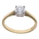 18ct Yellow Gold 0.75ct Brilliant Cut Diamond Solitaire Ring