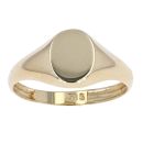 14ct Yellow Gold Child's Oval Signet Ring