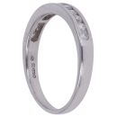 9ct White Gold 0.33ct Brilliant Cut Diamond Half Eternity Ring