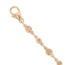 9ct Yellow Gold Cubic Zirconia Bracelet 7"