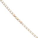 9ct Yellow Gold Square Curb Chain 18"