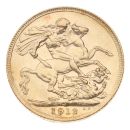 1912 George V Large Head UK Full Sovereign Coin