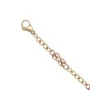 9ct Yellow and Rose Gold Clogau Bracelet 7"
