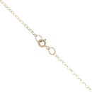 9ct Yellow Gold Floral Locket and Chain 20"