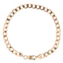 9ct Yellow Gold Curb Bracelet 8.5"