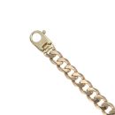 9ct Yellow Gold Curb Bracelet 9"