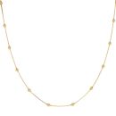 22ct Yellow Gold Junction Bead Chain 16"