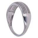 9ct White Gold 0.20ct Brilliant Cut Diamond Fancy Ring