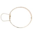 9ct Yellow Gold Patterned Hinged Bangle