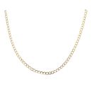 9ct Yellow Gold Curb Chain 18"