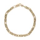 14ct Yellow Gold Byzantine Bracelet 9"