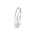 Platinum Slight Court Wedding Band 2.5mm