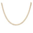 9ct Yellow Gold Double Curb Chain 24"